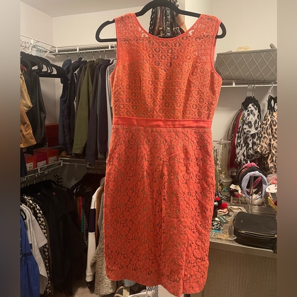 bcbg coral lace dress NEW BCBGMAXAZRIA CORAL ALICE LACE SHEATH DRESS VQI6Q437/M843A SIZE 12